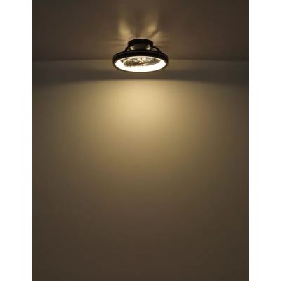 Globo Lighting Deanne lampa podsufitowa z wentylatorem 1x40 W czarna 03665