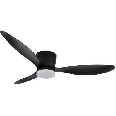 Globo Lighting Armando lampowentylator podsufitowy 1x20 W czarny mat 03666S