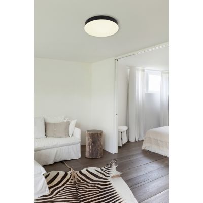 Globo Lighting Matthew plafon 1x24 W biały-czarny 12384-24