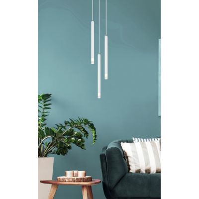 Globo Lighting Ryan lampa wisząca 3x4 W biała 15629W-3