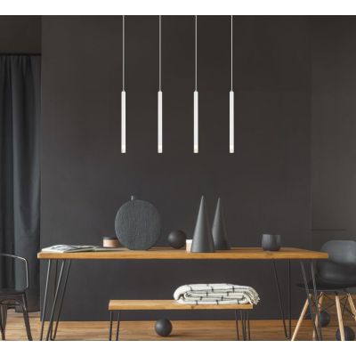 Globo Lighting Ryan lampa wisząca 4x4 W biała 15629W-4