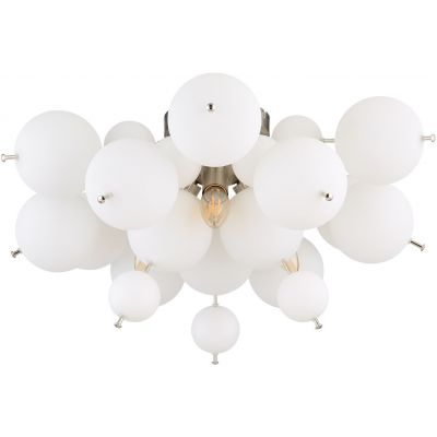 Globo Lighting Udo lampa podsufitowa 3x25 W biała-nikiel 15633DO