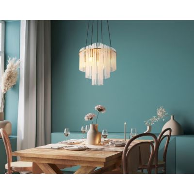 Globo Lighting Gorley lampa wisząca 5x40 W złota 15698H2M