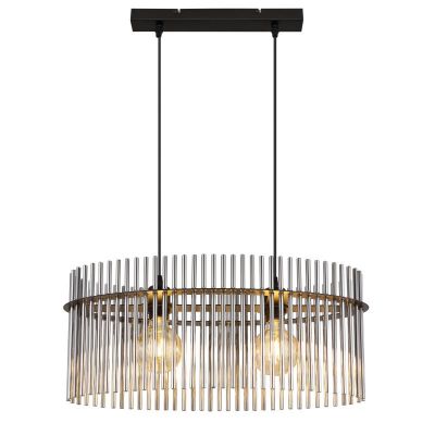 Globo Lighting Gorley lampa wisząca 2x60 W czarna 15698H3