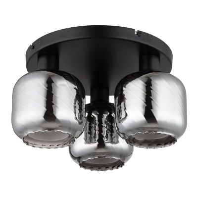 Globo Lighting Xia lampa podsufitowa 3x60 W czarna 15754-3D