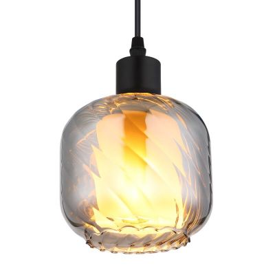 Globo Lighting Xia lampa wisząca 1x25 W czarna 15754H