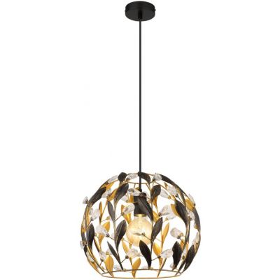 Globo Lighting Mika lampa wisząca 1x40 W czarna 15759H
