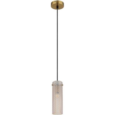 Globo Lighting Karolo lampa wisząca 1x40 W złota/bursztynowa 15775H