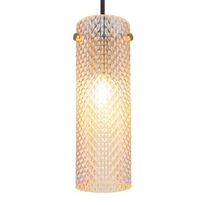 Globo Lighting Karolo lampa wisząca 1x40 W złota/bursztynowa 15775H