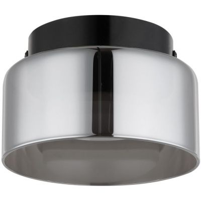 Globo Lighting Higgins lampa podsufitowa 1x6 W czarna/przydymiona 16055DS