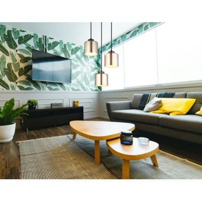 Globo Lighting Felicia lampa wisząca 3x60 W czarna/chrom 16056-3HR