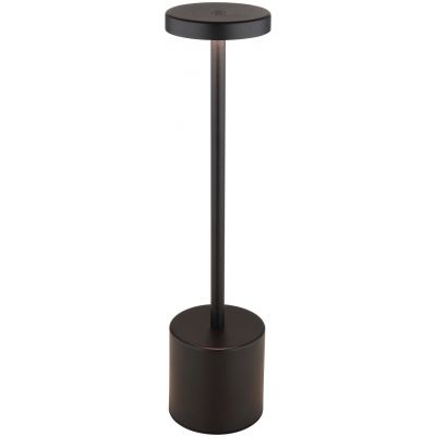 Globo Lighting Polina lampa stołowa 1x1,2 W biała-czarna 21019B