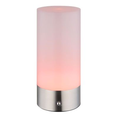 Globo Lighting Lex lampa stołowa 1x1,8 W nikiel 21040RGB