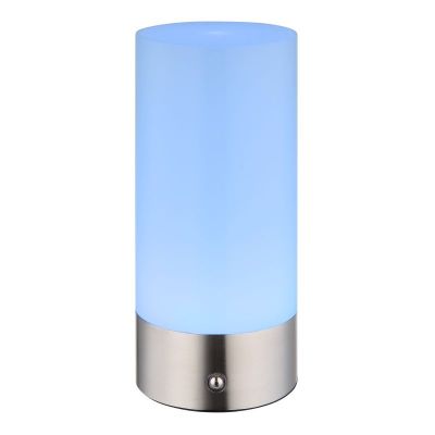 Globo Lighting Lex lampa stołowa 1x1,8 W nikiel 21040RGB
