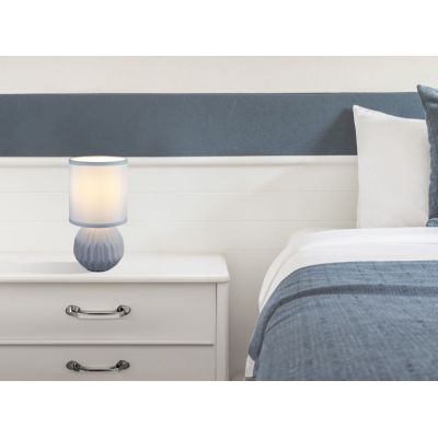 Globo Lighting Sylas lampa stołowa 1x40 W niebieska 21730B