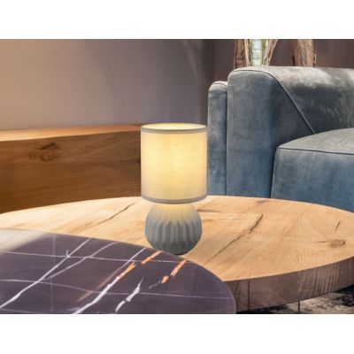 Globo Lighting Sylas lampa stołowa 1x40 W szara 21730G