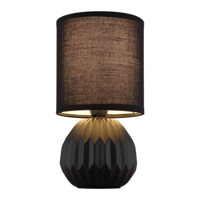 Globo Lighting Sylas lampa stołowa 1x40 W czarna 21730S