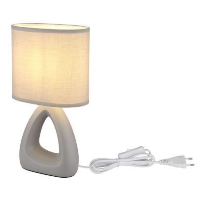 Globo Lighting Triangle lampa stołowa 1x40 W szara 21731G