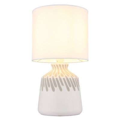 Globo Lighting Rela lampa stołowa 1x40 W biała 21733W