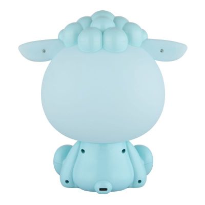 Globo Lighting Sheepy lampka nocna dziecięca 1x1 W niebieska 21760B