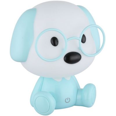 Globo Lighting Puppy lampka nocna dziecięca 1x1 W niebieska 21761B