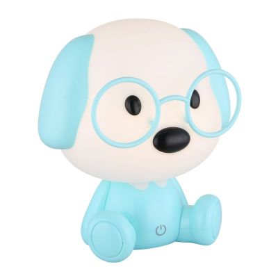 Globo Lighting Puppy lampka nocna dziecięca 1x1 W niebieska 21761B