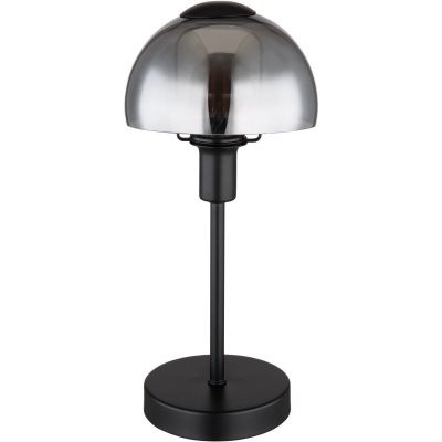 Globo Lighting Kokkini lampa stołowa 1x25 W czarna-przydymiona 21914B