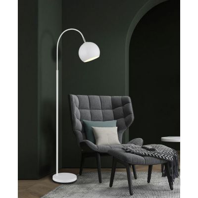 Globo Lighting Benno lampa stojąca 1x60 W biała 24779W