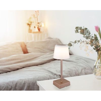 Globo Lighting Xayden lampa stołowa 1x2 W szampański 28061CH