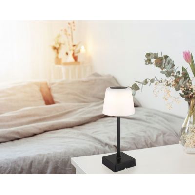 Globo Lighting Xayden lampa stołowa 1x2 W czarna 28061S