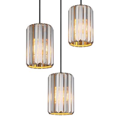 Globo Lighting Run lampa wisząca 3x60 W przydymiona 30229346