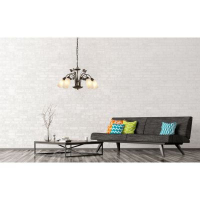 Globo Lighting Venezia lampa wisząca 5x40 W czarna 30800523X