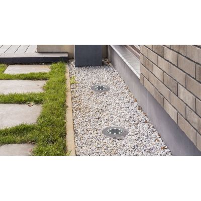 Globo Lighting Solar lampa gruntowa 1x0,1 W stal 33414