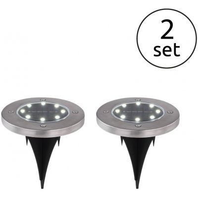 Globo Lighting Solar lampa gruntowa 1x0,1 W stal 33414