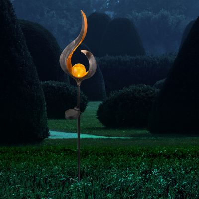 Globo Lighting Solar lampa gruntowa 1x0,06 W przezroczysta-brązowa 33465