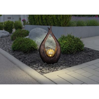 Globo Lighting Solar lampa solarna stojąca 1x0,02 W brązowa 33468