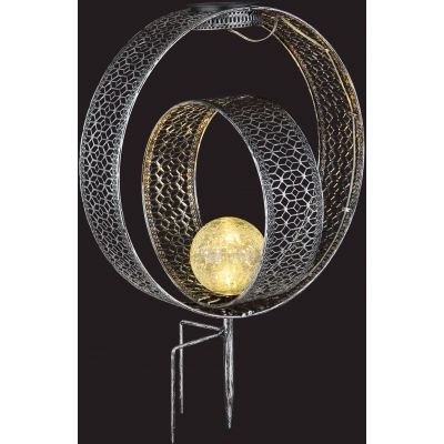 Globo Lighting Solar lampa solarna stojąca 1x0,06 W srebrny 33644