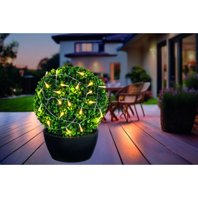 Globo Lighting Solar girlanda zewnętrzna 1x0,06 W czarny 33700-50