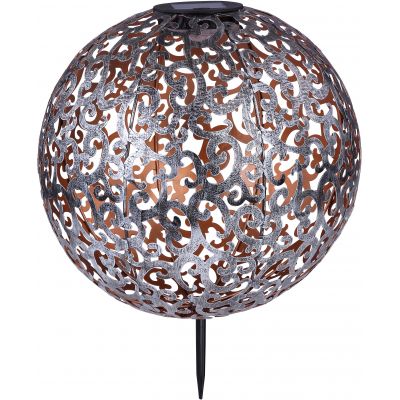Globo Lighting Solar lampa solarna stojąca 1x0,12 W srebrny antyczny 33744