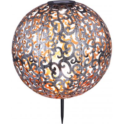 Globo Lighting Solar lampa solarna stojąca 1x0,12 W srebrny antyczny 33744