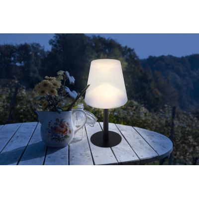 Globo Lighting Solar lampa solarna stołowa 1x0,1 W czarny-opal 33894