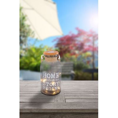 Globo Lighting Solar lampa solarna stojąca 10x0,06 W drewno 33979