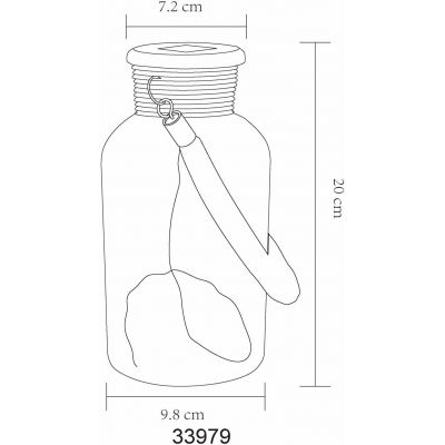 Globo Lighting Solar lampa solarna stojąca 10x0,06 W drewno 33979