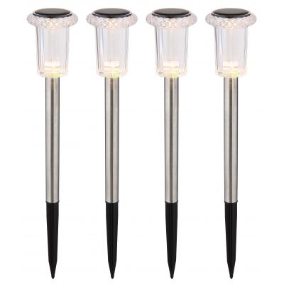 Globo Lighting Solar lampa gruntowa 1x0,06 W stal 33988-4