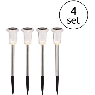 Globo Lighting Solar lampa gruntowa 1x0,06 W stal 33988-4