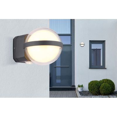 Globo Lighting Illi kinkiet zewnętrzny 1x12 W biały-antracyt 34157