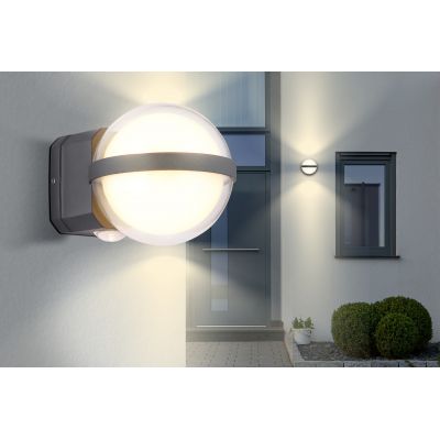 Globo Lighting Illi kinkiet zewnętrzny 1x12 W biały-antracyt 34157