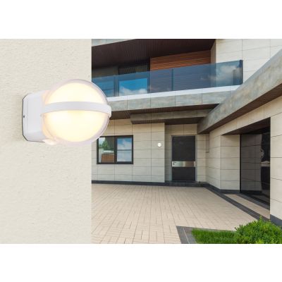 Globo Lighting Illi kinkiet zewnętrzny 1x12 W biały 34157W