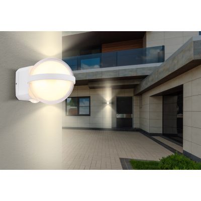 Globo Lighting Illi kinkiet zewnętrzny 1x12 W biały 34157W