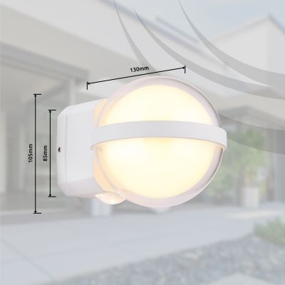 Globo Lighting Illi kinkiet zewnętrzny 1x12 W biały 34157W